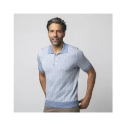 Polo van tricot met korte mouwen