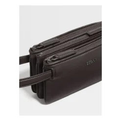 Pouch van soepel leer