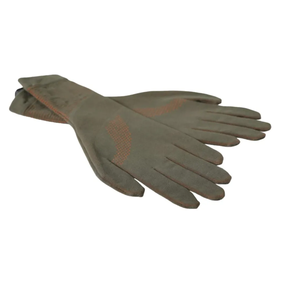 Prachtige handschoenen tot de pols