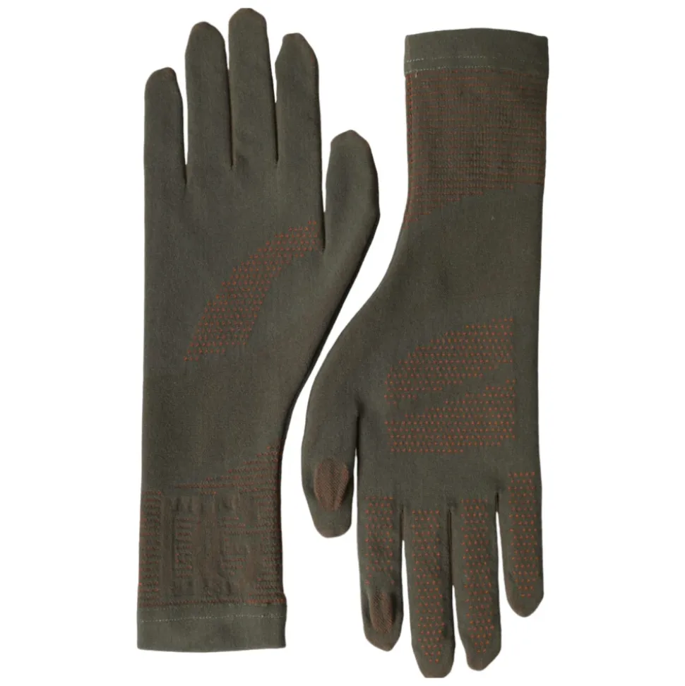 Prachtige handschoenen tot de pols