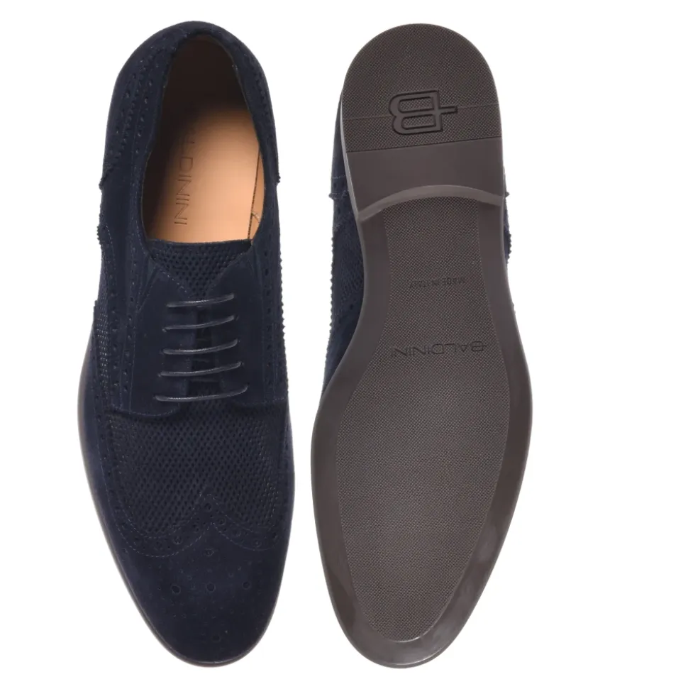 Printed Suede Lace-Up