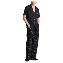 Pyjama shirt met 9 panets print