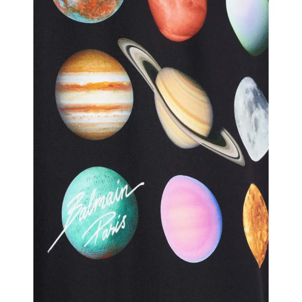 Pyjama shirt met 9 panets print