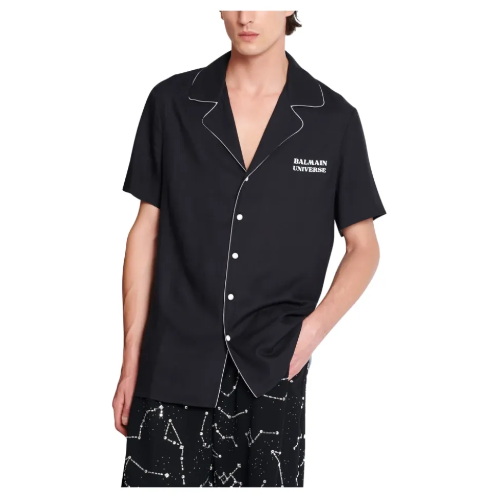 Pyjama shirt met 9 panets print