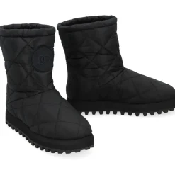 Quilted Nylon City Boots