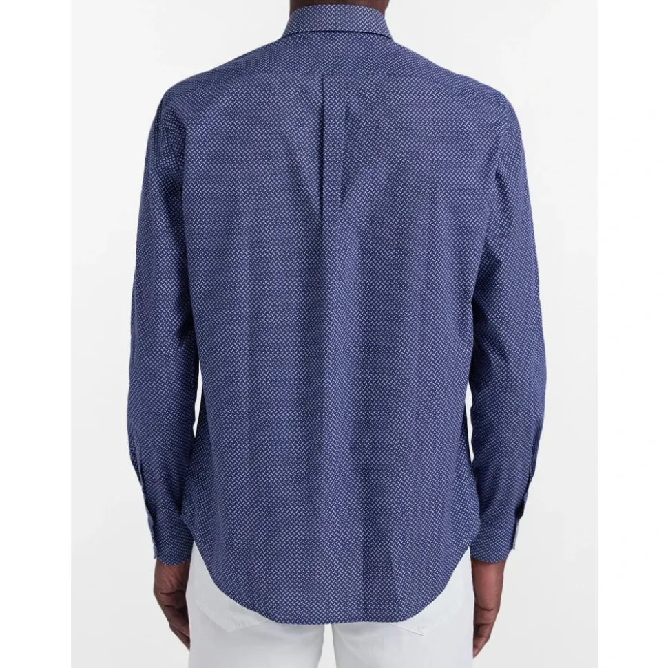Regular-fit Micro Print Shirt