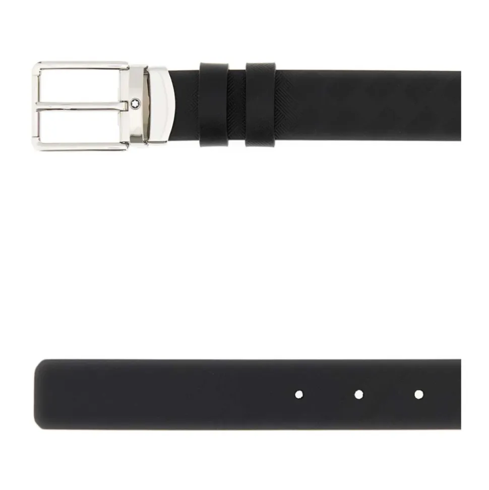 Reversible leren riem