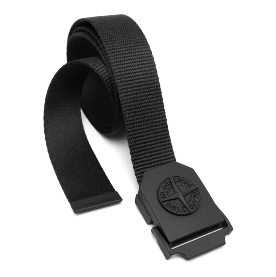 Riem met Box Gesp en Kompas Logo