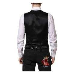 Rode Pailletten Formele Vest