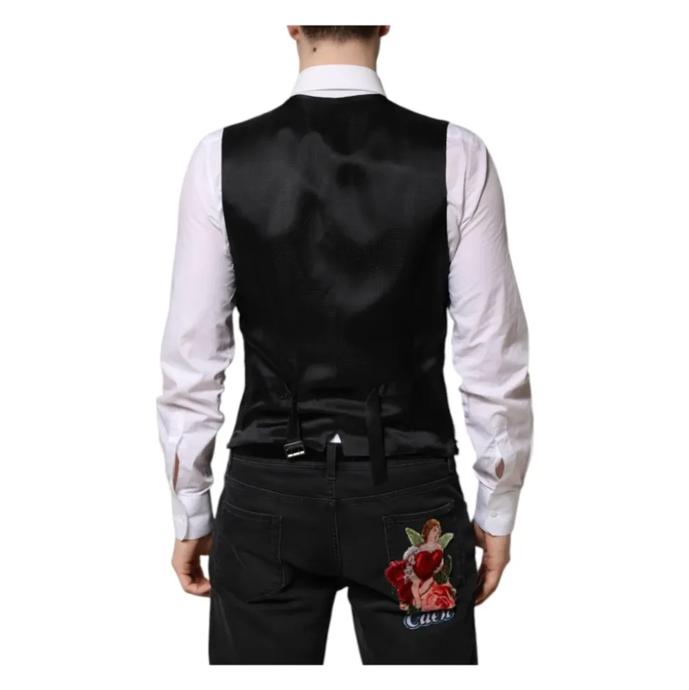 Rode Pailletten Formele Vest