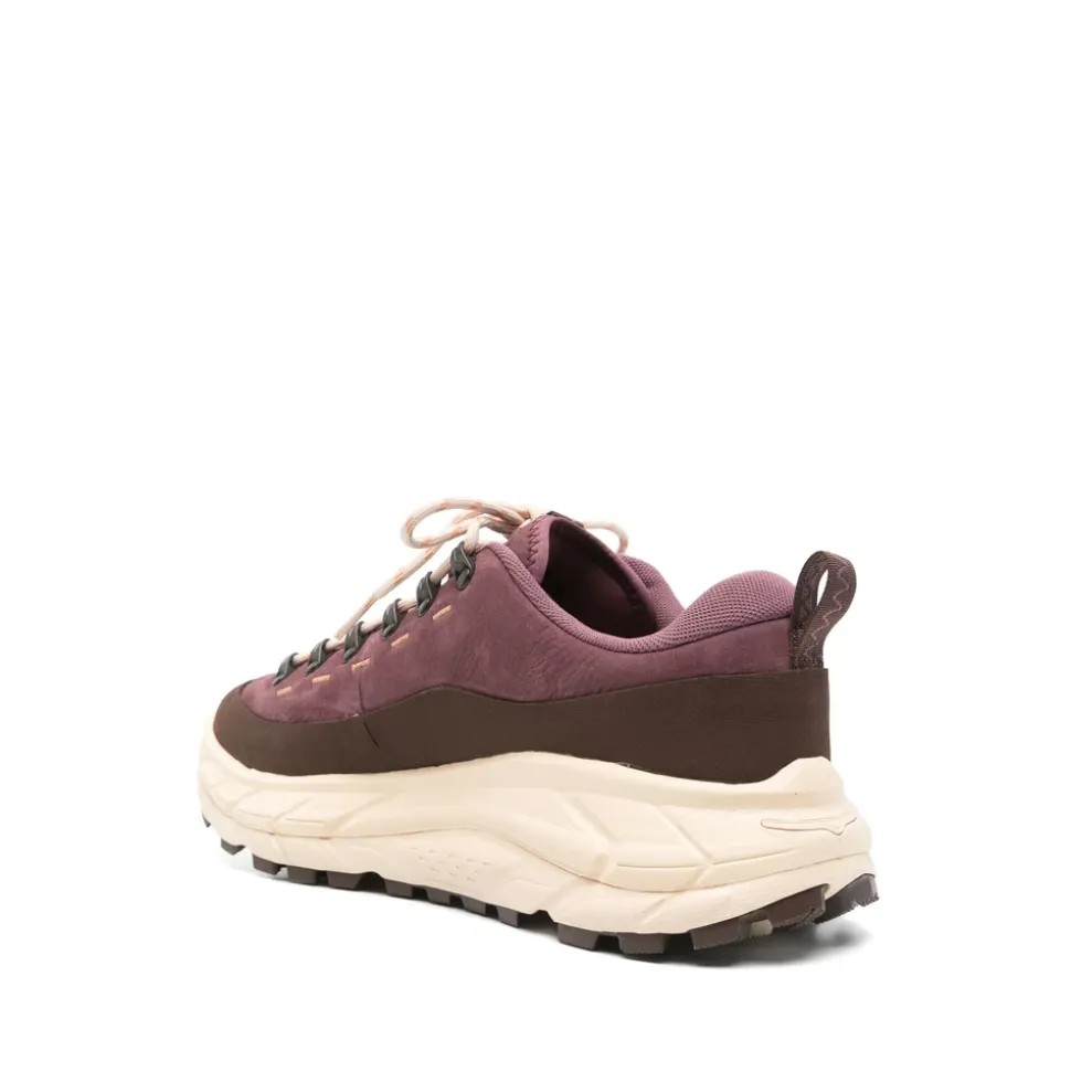 Rode Wijn Sneaker met Vibram Zool