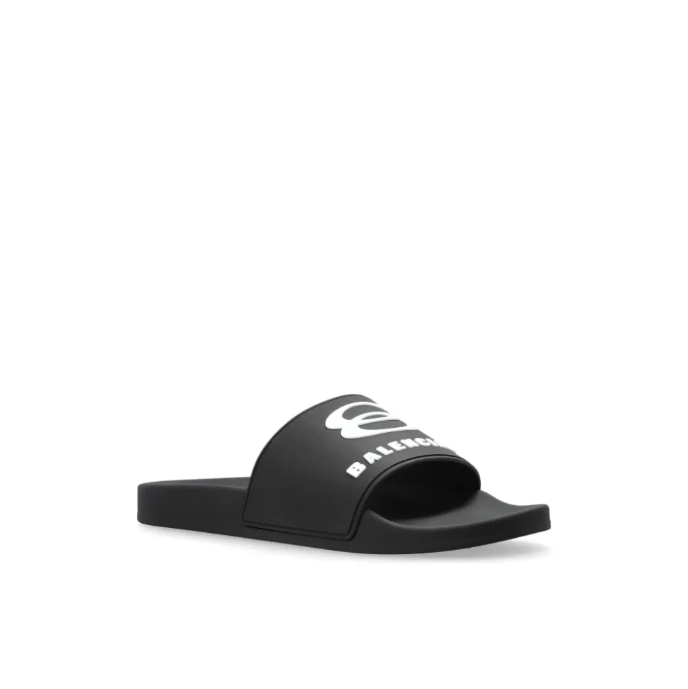 Rubberen slides met logo