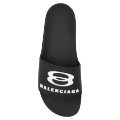 Rubberen slides met logo