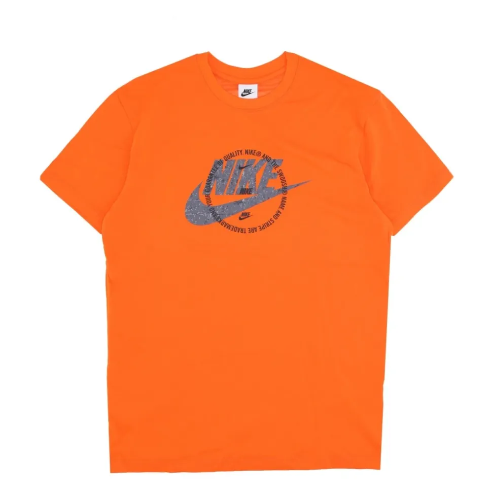 Safety Orange T-shirt met voorprint