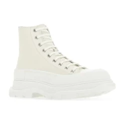Sand Leren Tread Slick Sneakers