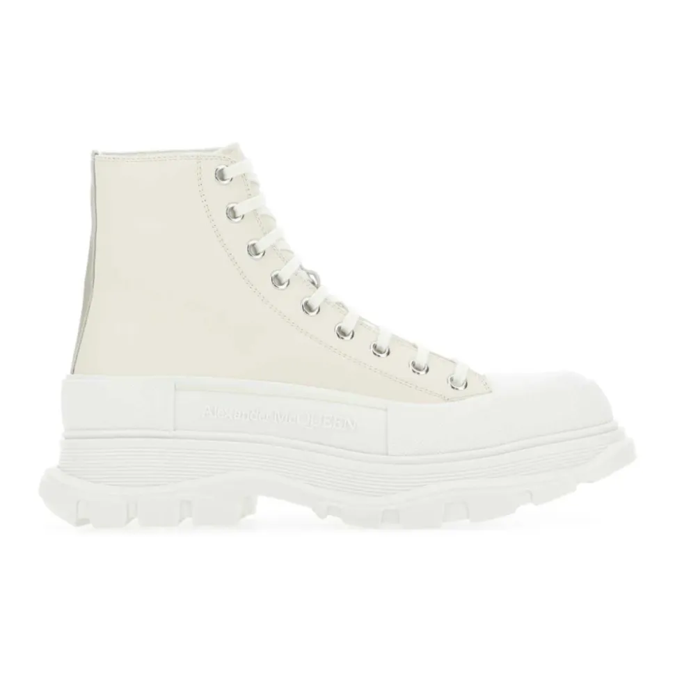 Sand Leren Tread Slick Sneakers