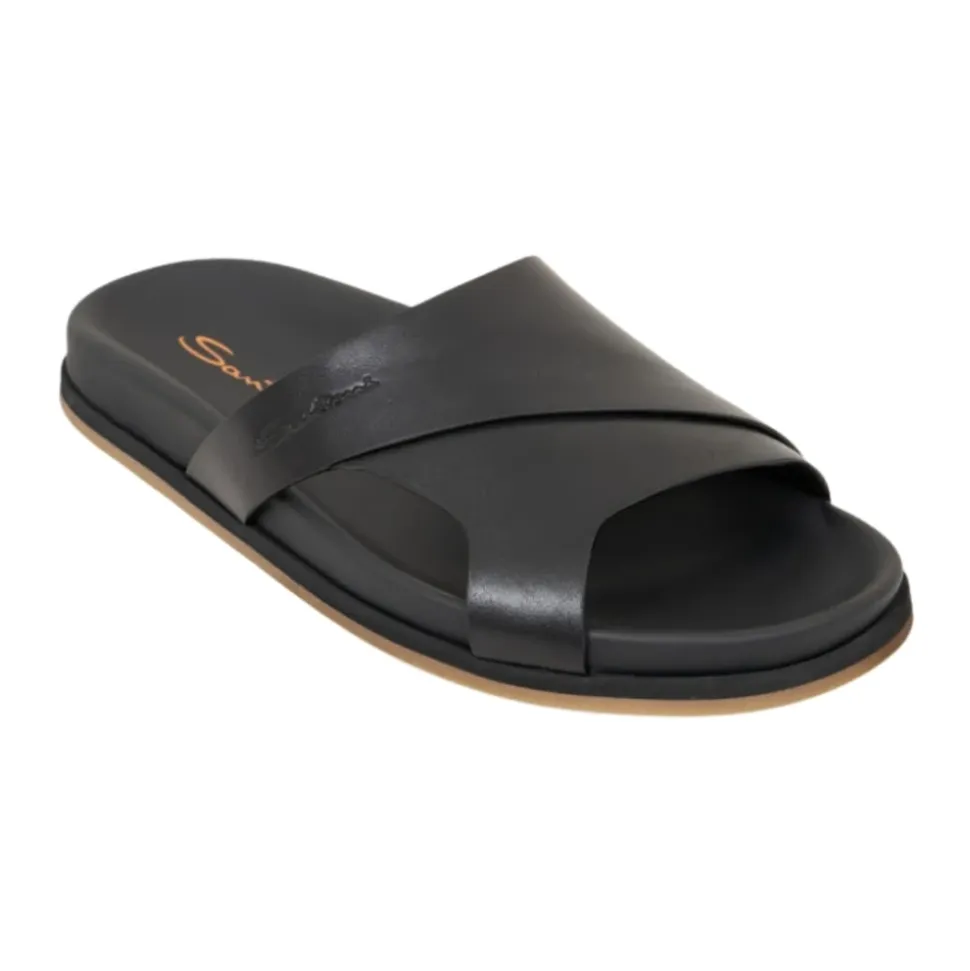 Sandalen met gekruiste bandjes