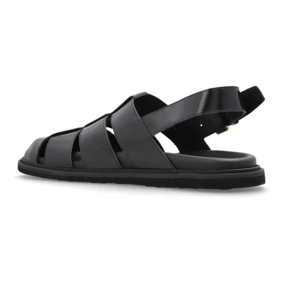 Sandalen van geborsteld kalfsleer Sportief