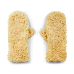Shearling Leather Logo Handschoenen
