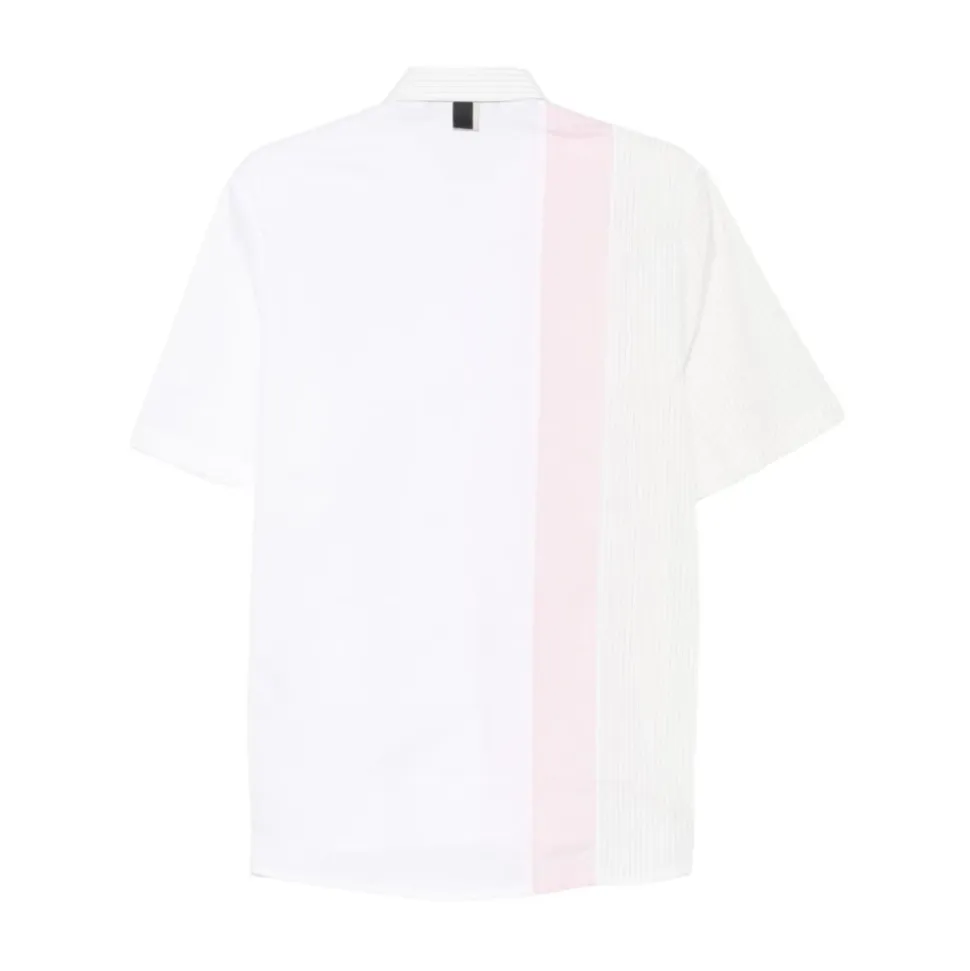 Shirt met strepenpaneel