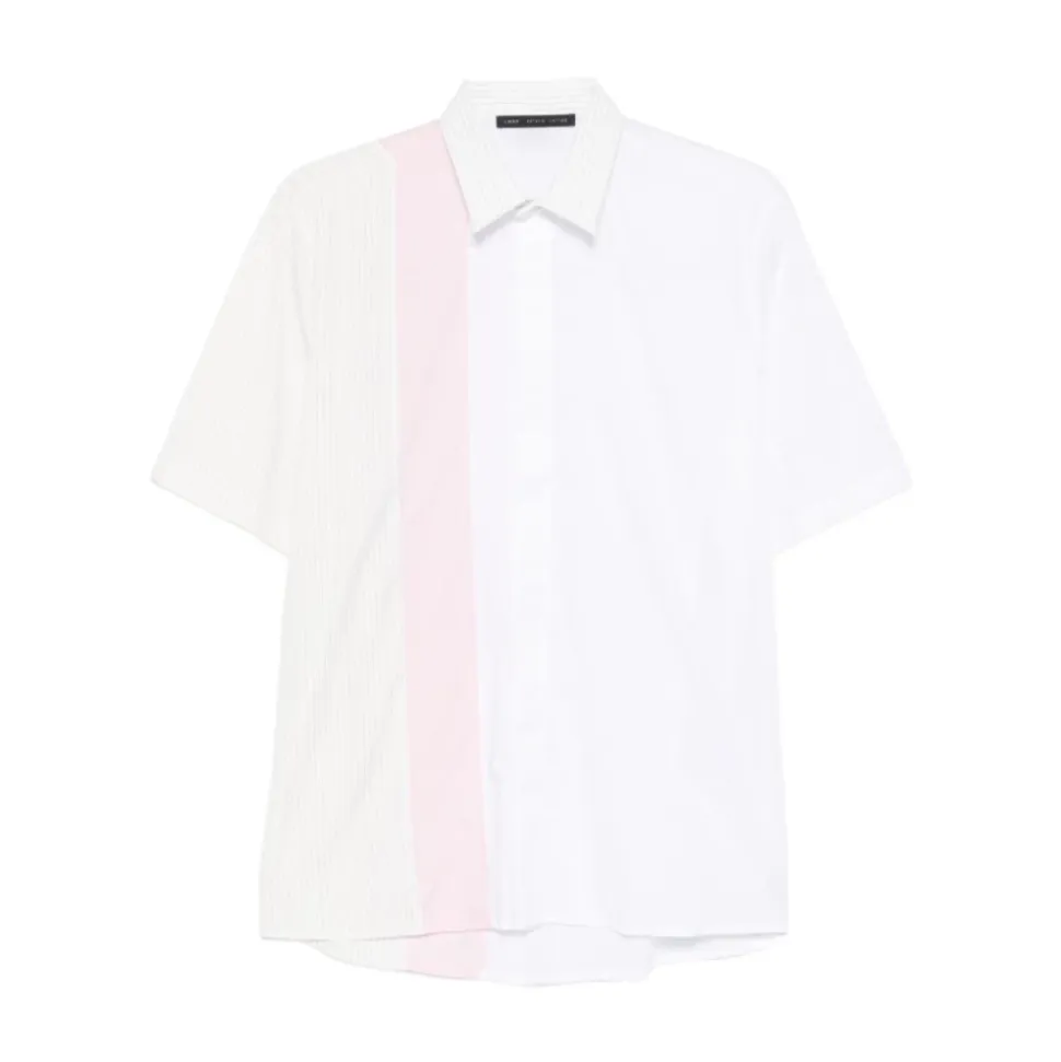 Shirt met strepenpaneel