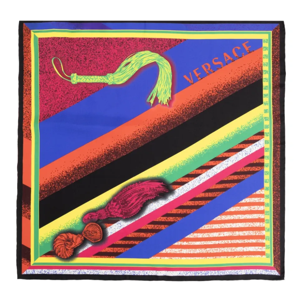 Silk Scarf with Formula 6 Print