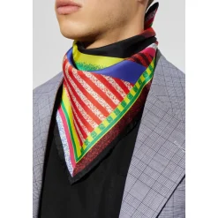 Silk Scarf with Formula 6 Print