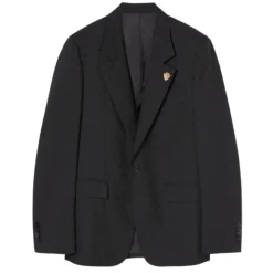 Single-breasted GG Wool Blazer