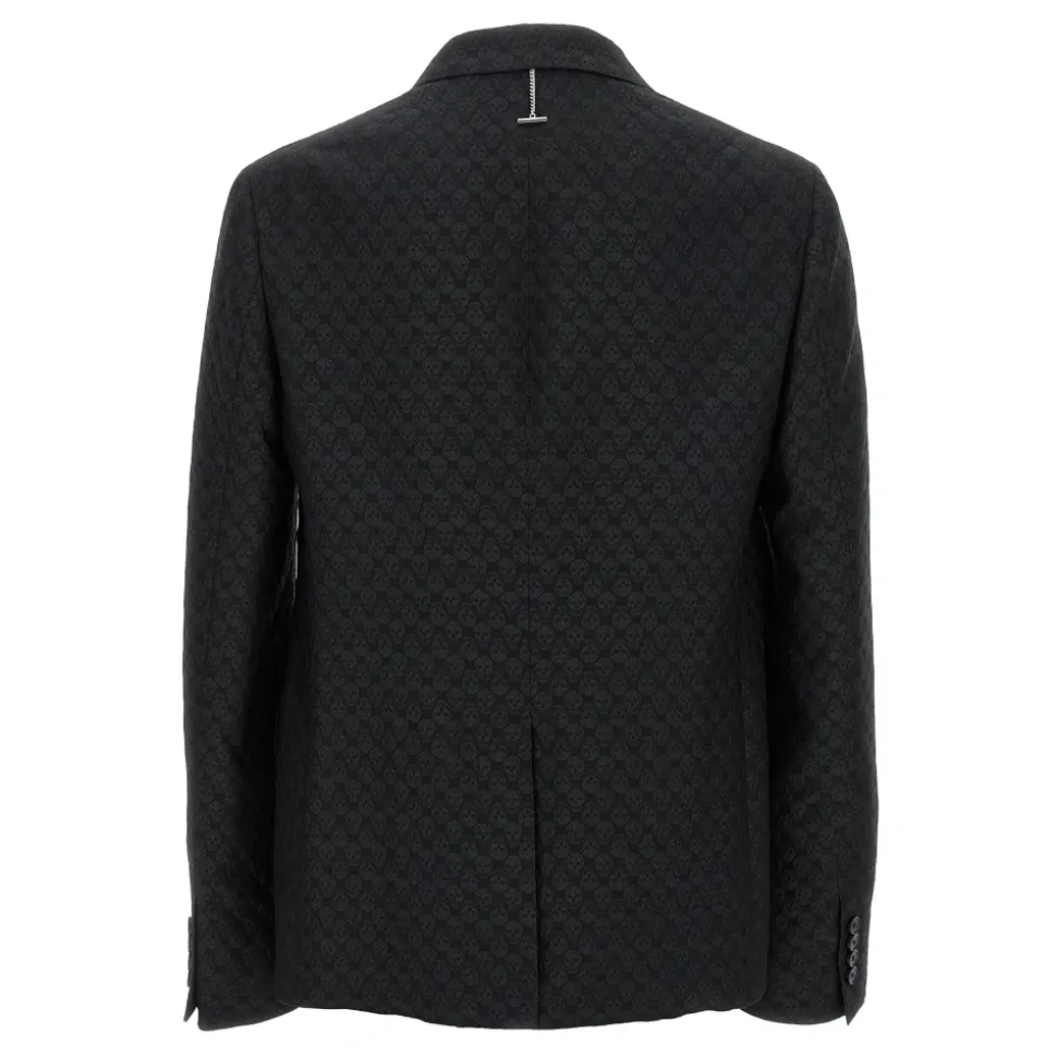 Skull Jacquard Deconstructed Jacket