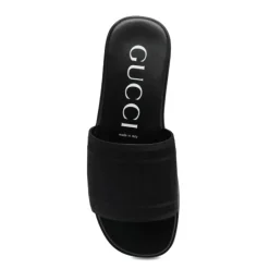 Slide Sandal met Ton-sur-Ton Logo