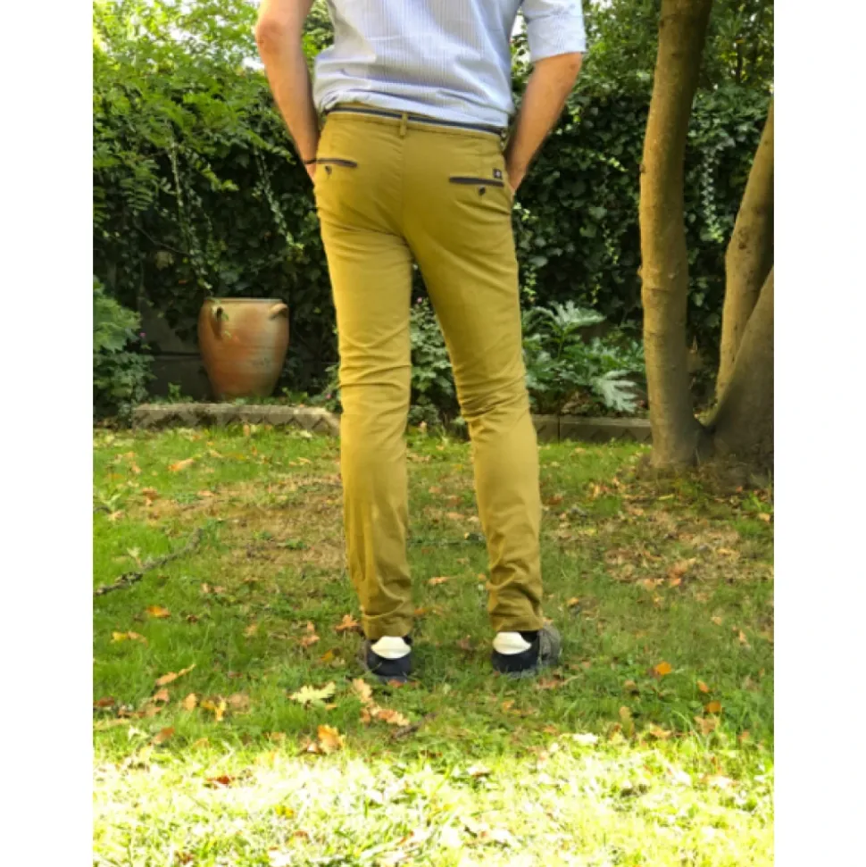 Slim Fit Katoen Stretch Broek