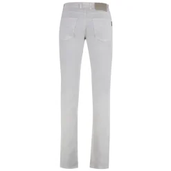Slim Fit Katoen Zijden Broek