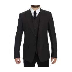 Slim Fit Linnen Blazerjas