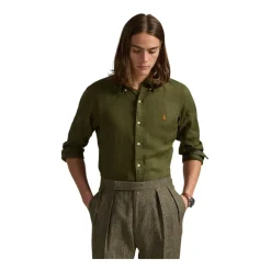 Slim Fit Linnen Overhemd