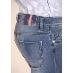 Slim Fit Navy Blue Denim Broek