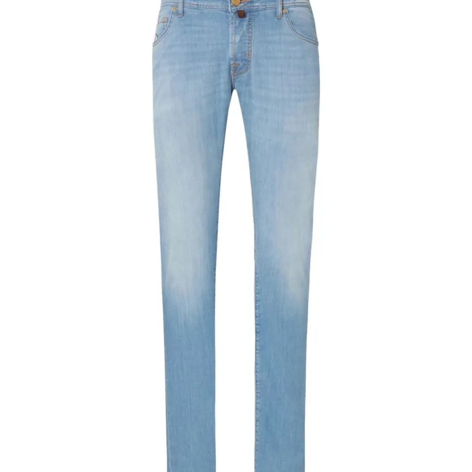 Slim Fit Regular Jeans Lichtblauw