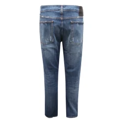 Slimme Denim Broek met Scheuren