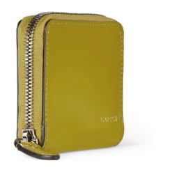 Small Color Block Zip Around Wallet