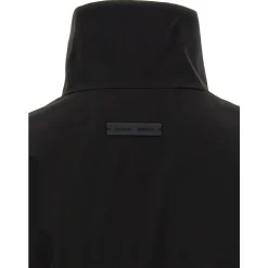 Sportief Nylon Sweatshirt met Halve Rits