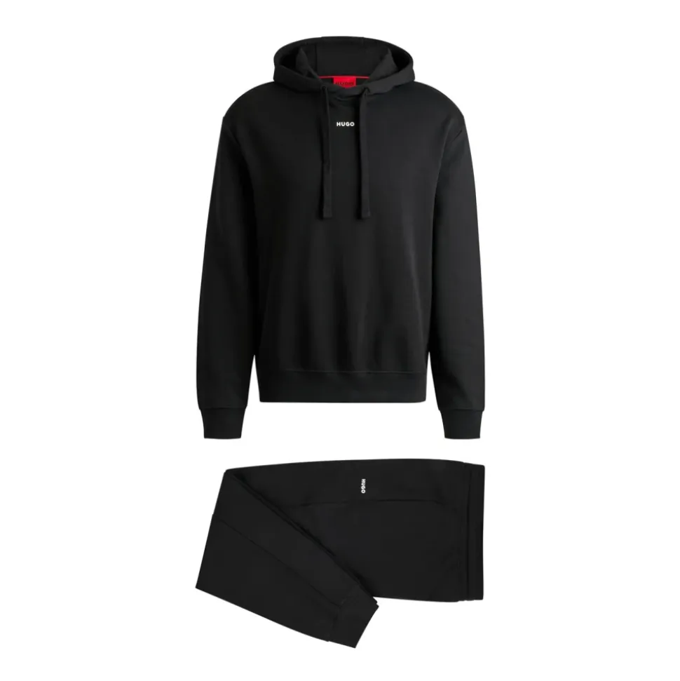 Sportief Zwart Sweatshirt met Capuchon