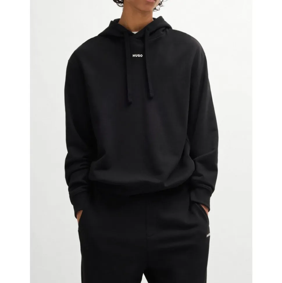 Sportief Zwart Sweatshirt met Capuchon