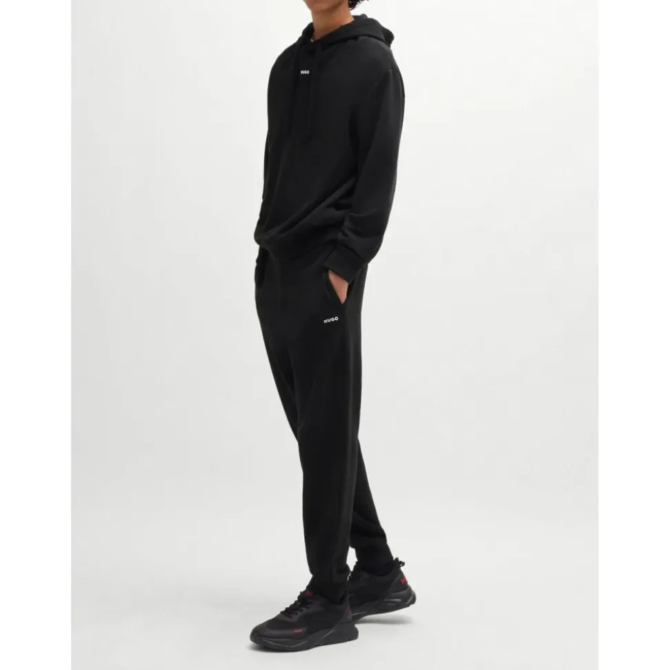 Sportief Zwart Sweatshirt met Capuchon