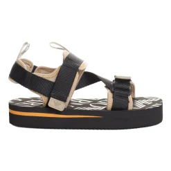 Sportieve platformsandalen met klittenbandsluiting