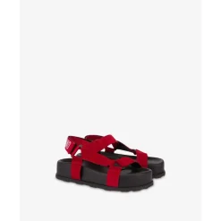 Sporty Suede Sandalen