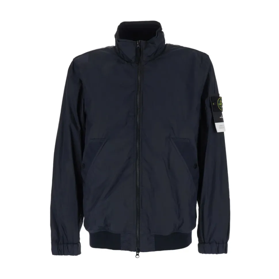 Stand-up Collar Zip Jacket