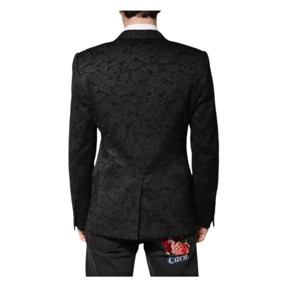 Stijlvolle Brokaat Blazer met Slim Fit