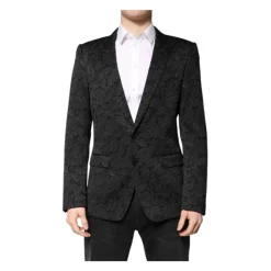 Stijlvolle Brokaat Blazer met Slim Fit