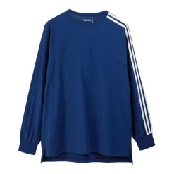 3-Stripes LS Tee Deep Blue