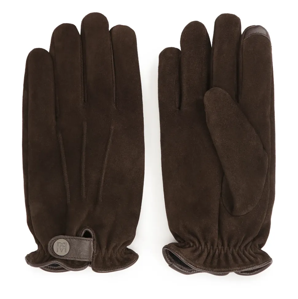 Suède handschoenen met touch screen