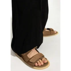 Suède sandalen